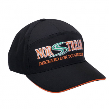 Бейсболка NORSTREAM с логотипом цв. черный / оранжевый