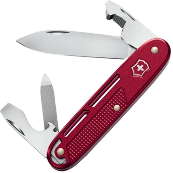 Нож складной полуавтоматический VICTORINOX Synergy Alox 0.8216.20 Нержавеющая сталь рукоять Алюминий цв. Красный в интернет магазине Rybaki.ru