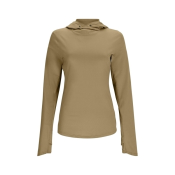 Термокофта SIMMS Women's Bugstopper SolarFlex Hoody цвет Bay Leaf