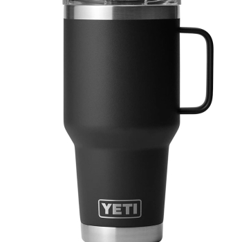 Термокружка YETI Rambler Travel Mug 887 (30 oz) цв. Black