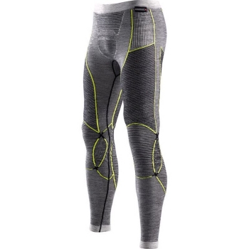 Кальсоны X-BIONIC Apani Merino By Man Uw Pants Long цвет Черный / Серый / Желтый в интернет магазине Rybaki.ru