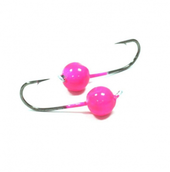 Джиг-Головка вольфрамовая CRAZY FISH розовый 0,45 г (6 шт.) в интернет магазине Rybaki.ru