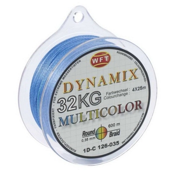 Плетенка WFT Round Dynamix цв. Multicolor 300 м 0,35 мм в интернет магазине Rybaki.ru