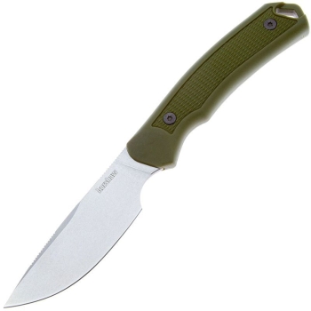 Нож с фиксированным клинком KERSHAW Deschutes Skinner сталь D2 рукоять Полипропилен цв. Зеленый в интернет магазине Rybaki.ru