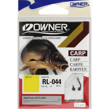 Крючок одинарный с поводком OWNER RL-044№ 6 (10 шт.) в интернет магазине Rybaki.ru