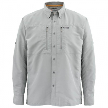 Рубашка SIMMS Bugstopper Ls Shirt Solid цвет smoke