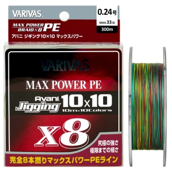 Плетенка VARIVAS Avani Jigging Max Power 10 x 10 PE x8 New 300 м цв. Многоцветный #1.5 в интернет магазине Rybaki.ru