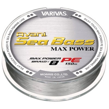 Плетенка VARIVAS Avani Sea Bass Max Power Braid PEx8 150 м цв. Серый # 1 в интернет магазине Rybaki.ru