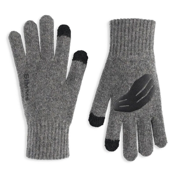 Перчатки SIMMS Wool Full Finger Glove цвет Steel