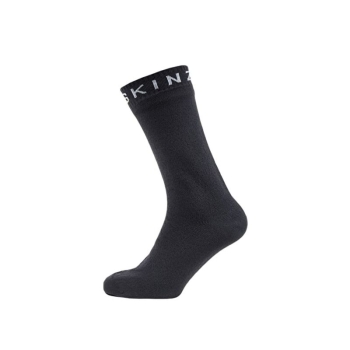 Носки SEALSKINZ Super Thin Mid Sock цвет Black / Grey в интернет магазине Rybaki.ru