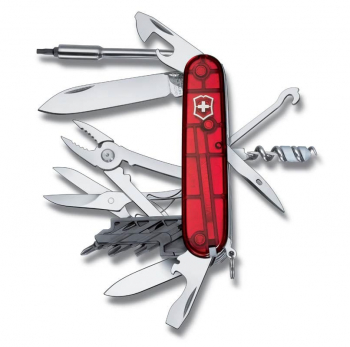 Нож VICTORINOX CyberTool M 91мм 32 функции цв. красный полупрозрачный в интернет магазине Rybaki.ru
