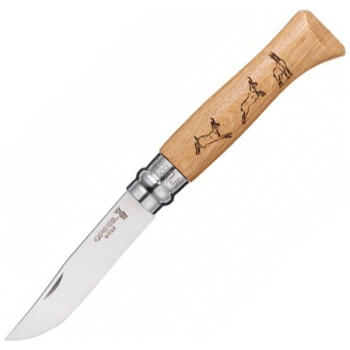 Нож складной OPINEL №8 VRI Animalia Chamois (серна) в интернет магазине Rybaki.ru