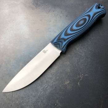 Нож OWL KNIFE Hoot сталь M390 рукоять G10 черно-синяя в интернет магазине Rybaki.ru