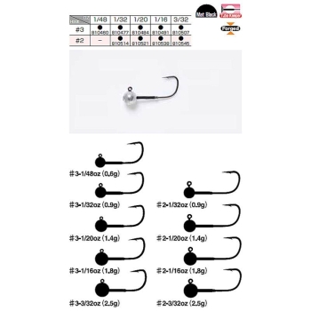 Джиг-Головка DECOY VJ-74 Plus Magic № 3 0,9 гр 1/32 oz в интернет магазине Rybaki.ru