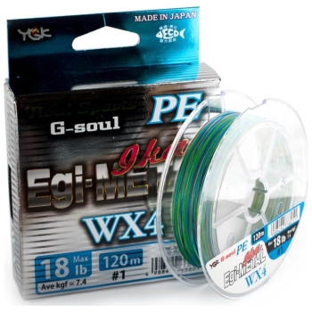 Плетенка YGK Real Sports G-Soul Egi Metal WX4 120 м цв. Многоцветный # 0,4 в интернет магазине Rybaki.ru