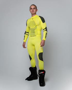 Комплект термобелья V-MOTION Alpinesports & SSFIT мужской цвет Желтый неоновый