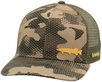 Кепка SIMMS Payoff Trucker цв. Pike Hex Flo Camo Timber