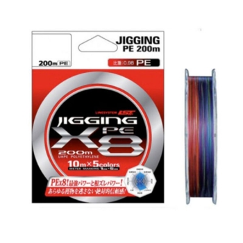 Плетенка LINE SYSTEM Jigging PE X8 цв. многоцветный 200 м #1.5 в интернет магазине Rybaki.ru