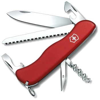 Нож VICTORINOX Rucksack 111мм 12 функций цв. красный в интернет магазине Rybaki.ru