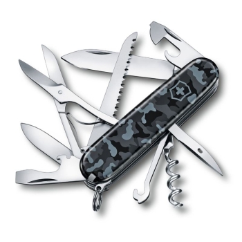 Нож VICTORINOX Huntsman 91мм 15 функций цв. камуфляж в интернет магазине Rybaki.ru