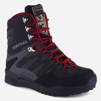 Ботинки забродные FINNTRAIL Speedmaster резиновая подошва 5200_N цвет черный в интернет магазине Rybaki.ru