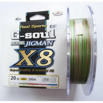 Плетенка YGK Real Sports G-Soul Super Jigman X8 200 м # 0,6 в интернет магазине Rybaki.ru