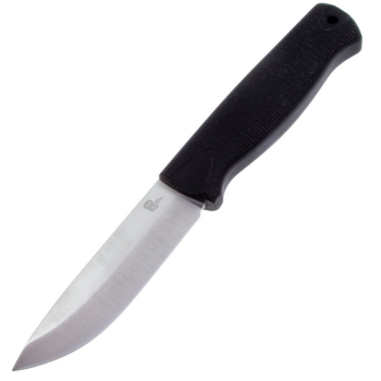 Нож OWL KNIFE Hoot сталь N690 рукоять Микарта черная в интернет магазине Rybaki.ru