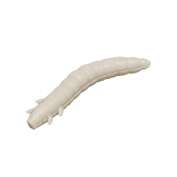 Червь SOOREX PRO King Worm запах сыр 55 мм (7 шт.) цв. 101 White в интернет магазине Rybaki.ru