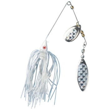 Блесна вращающаяся РЫБОЛОВ-ОЛТА Spinnerbait Tandem Silver / Alpha 503Т 17 г цв. белый в интернет магазине Rybaki.ru