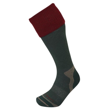 Носки LORPEN HWS Hunting Wader Sock цвет Хвойный / Бордовый в интернет магазине Rybaki.ru