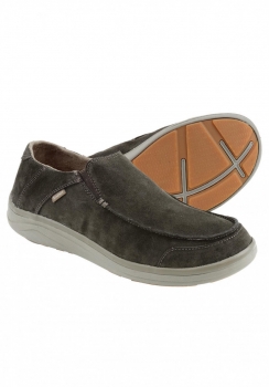 Ботинки SIMMS Westshore Leather Slip On Shoe цвет Dark Olive в интернет магазине Rybaki.ru