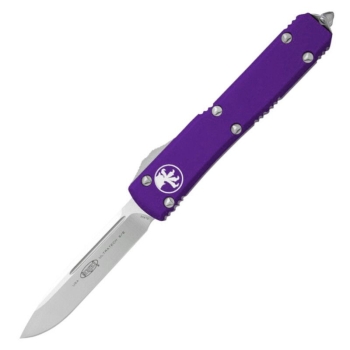 Нож автоматический MICROTECH Ultratech S/E M390, рукоять алюминий, цв. фиолетовый в интернет магазине Rybaki.ru