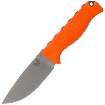 Нож охотничий BENCHMADE Steep Country сталь CPM S30V, рукоять резина Santoprene, цв. оранжевый в интернет магазине Rybaki.ru