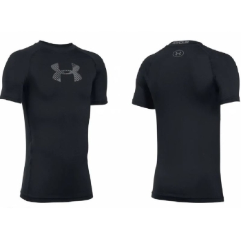 Термокофта UNDER ARMOUR HeatGear Armour Compression LS New цвет Black / Halo Gray