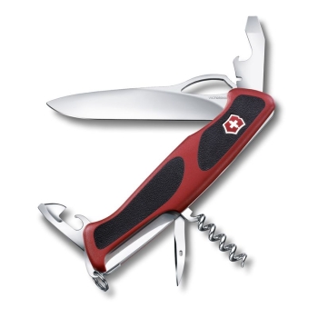 Нож VICTORINOX RangerGrip 61 130мм 11 функций цв. Красный / черный в интернет магазине Rybaki.ru