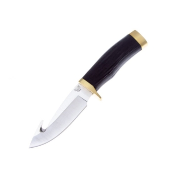 Нож BUCK Buck Zipper с фикс. клинком и крюком сталь 420НС рукоять резина в интернет магазине Rybaki.ru