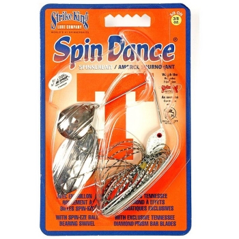 Спиннербейт STRIKE KING Spin Dance Spinnerbait 10,5 г цв. white в интернет магазине Rybaki.ru
