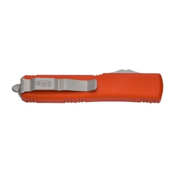 Нож автоматический MICROTECH Ultratech S/E CTS-204P, рукоять алюминий, цв. оранжевый в интернет магазине Rybaki.ru