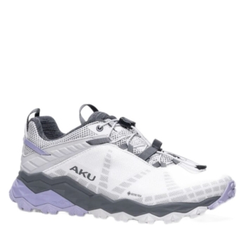Кроссовки треккинговые AKU WS Flyrock GTX цвет Light Grey / Violet в интернет магазине Rybaki.ru