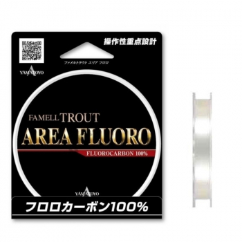 Флюорокарбон YAMATOYO Trout Area Fluoro, #0.5, 100 м, прозрачный в интернет магазине Rybaki.ru