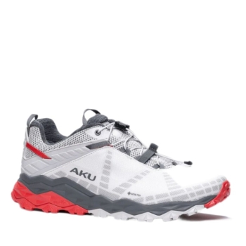 Кроссовки треккинговые AKU Flyrock GTX цвет Light Grey / Red в интернет магазине Rybaki.ru
