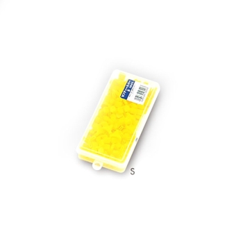 Защита для крючка MEIHO Safety Cover S (100 шт.) в коробке цв. желтый в интернет магазине Rybaki.ru