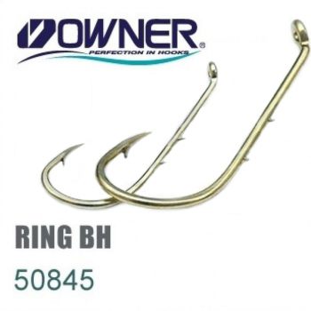 Крючок одинарный OWNER 50845 Ring BH № 2 (6 шт.)