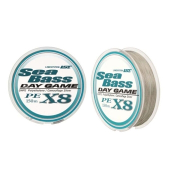 Плетенка LINE SYSTEM Sea Bass X8 Day Game цв. Камуфляжный серебрянный 150 м #1.2 в интернет магазине Rybaki.ru