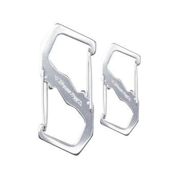 Карабин STREAM TRAIL Carabiner Thunder S цв. Silver в интернет магазине Rybaki.ru