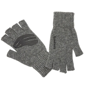 Перчатки SIMMS Wool 1/2 Finger Glove цвет Steel