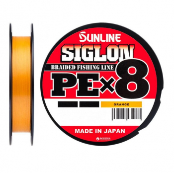 Плетенка SUNLINE Siglon PEx4 150 м цв. оранжевый 0,094 мм в интернет магазине Rybaki.ru