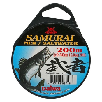 Леска DAIWA Samurai Saltwater 200 м 0,40 мм в интернет магазине Rybaki.ru