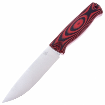 Нож OWL KNIFE Otus сталь M390 рукоять G10 черно-красная в интернет магазине Rybaki.ru