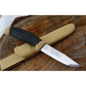 Нож MORAKNIV Companion цв. песочный / черный в интернет магазине Rybaki.ru